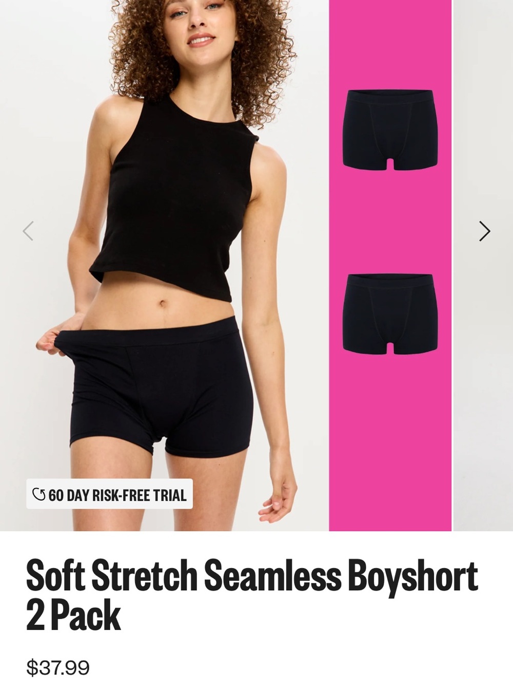 Modibodi Boyshort Period Panties 2 Pack